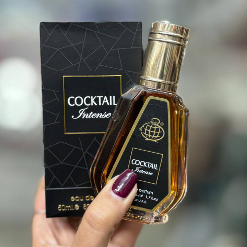 ادکلن کوکتل اینتنس فرگرانس ورلد رایحه ادکلن بای کیلیان آنجلز شیر | (COCKTAIL intense (By Kilian Angels’ Share حجم 50 میل(شرکتی)