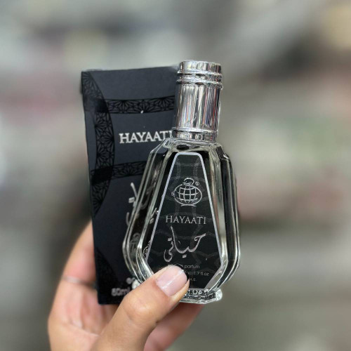 عطر ادکلن حیاتی مشکی فرگرانس ورلد | HAYAATI By Fragrance World حجم 50 میل(شرکتی)